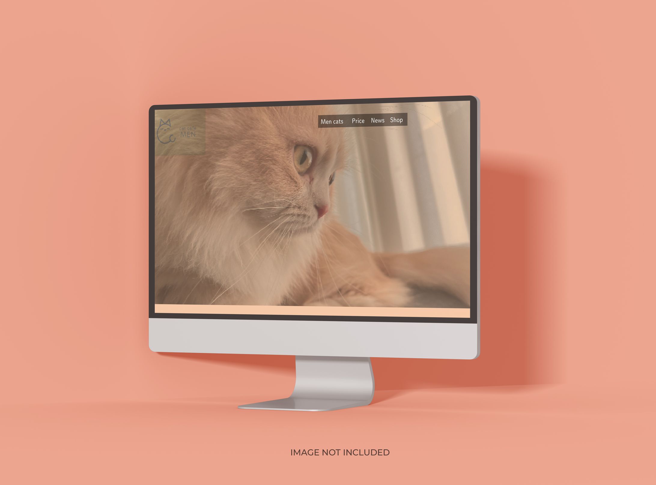 架空の猫カフェ WEBサイトデザイン-1