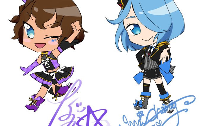 創作、ディフォルメイラスト