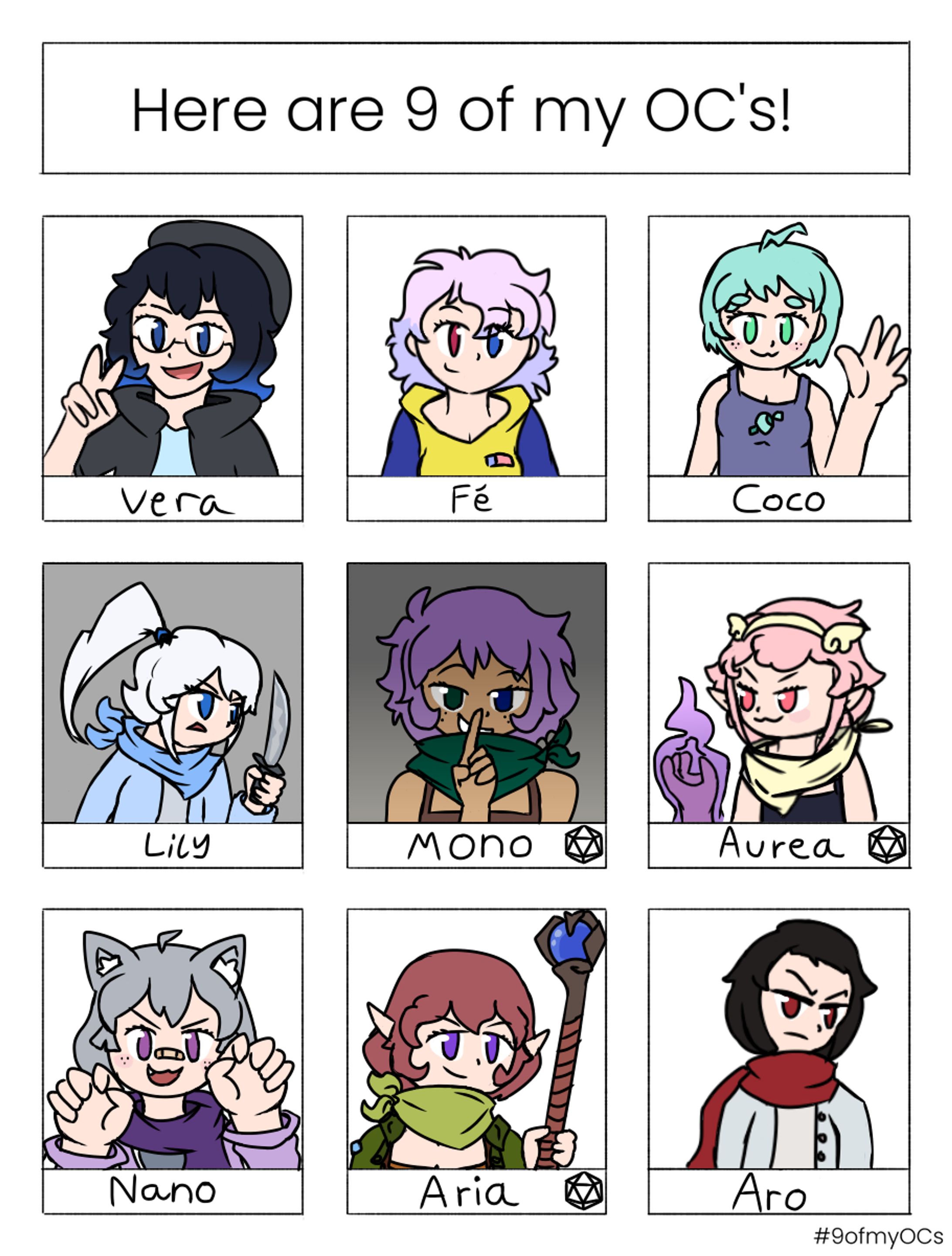 [28] (Outdated) 9 OCs -1