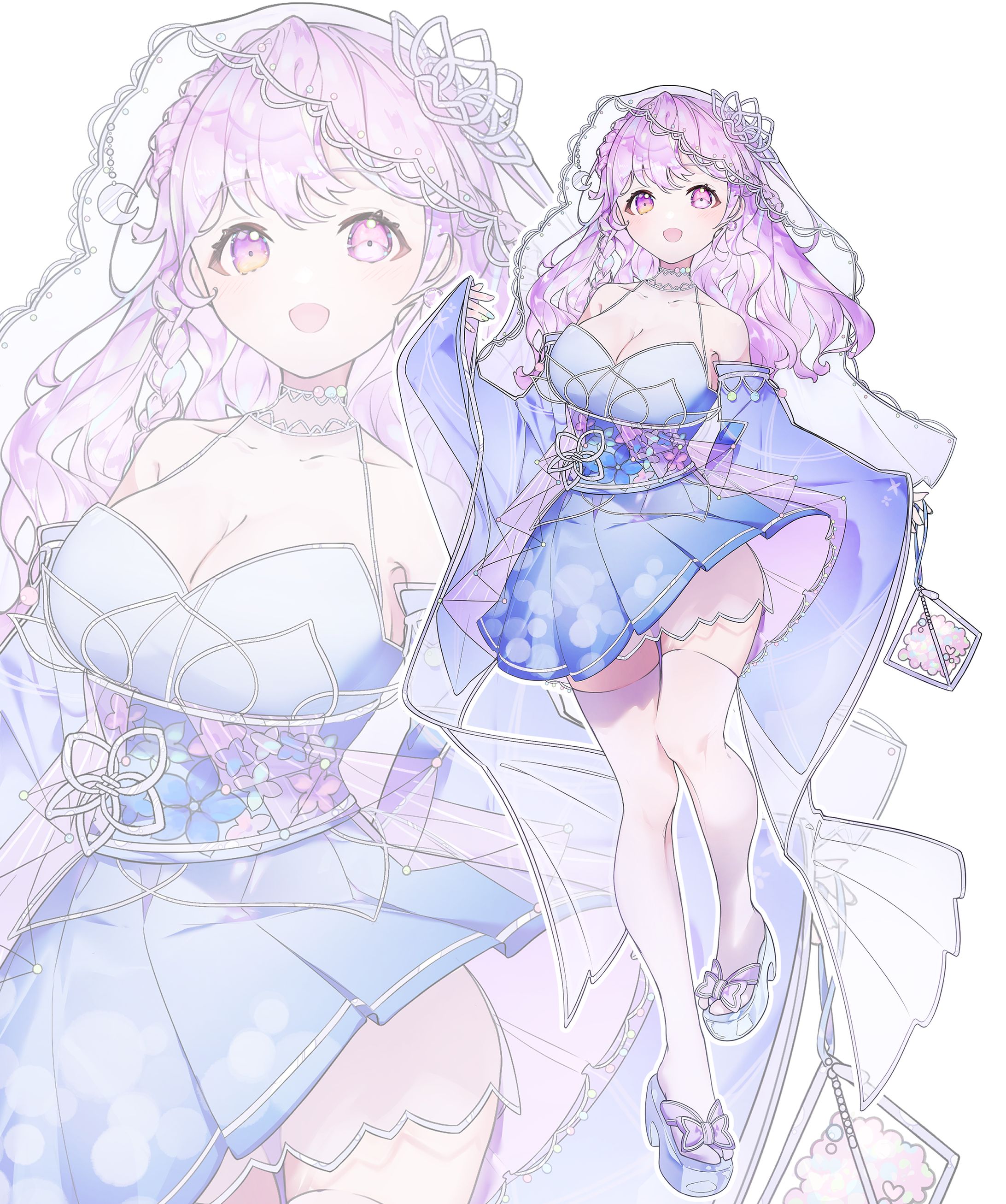 冬の月 あられ様　立ち絵-1