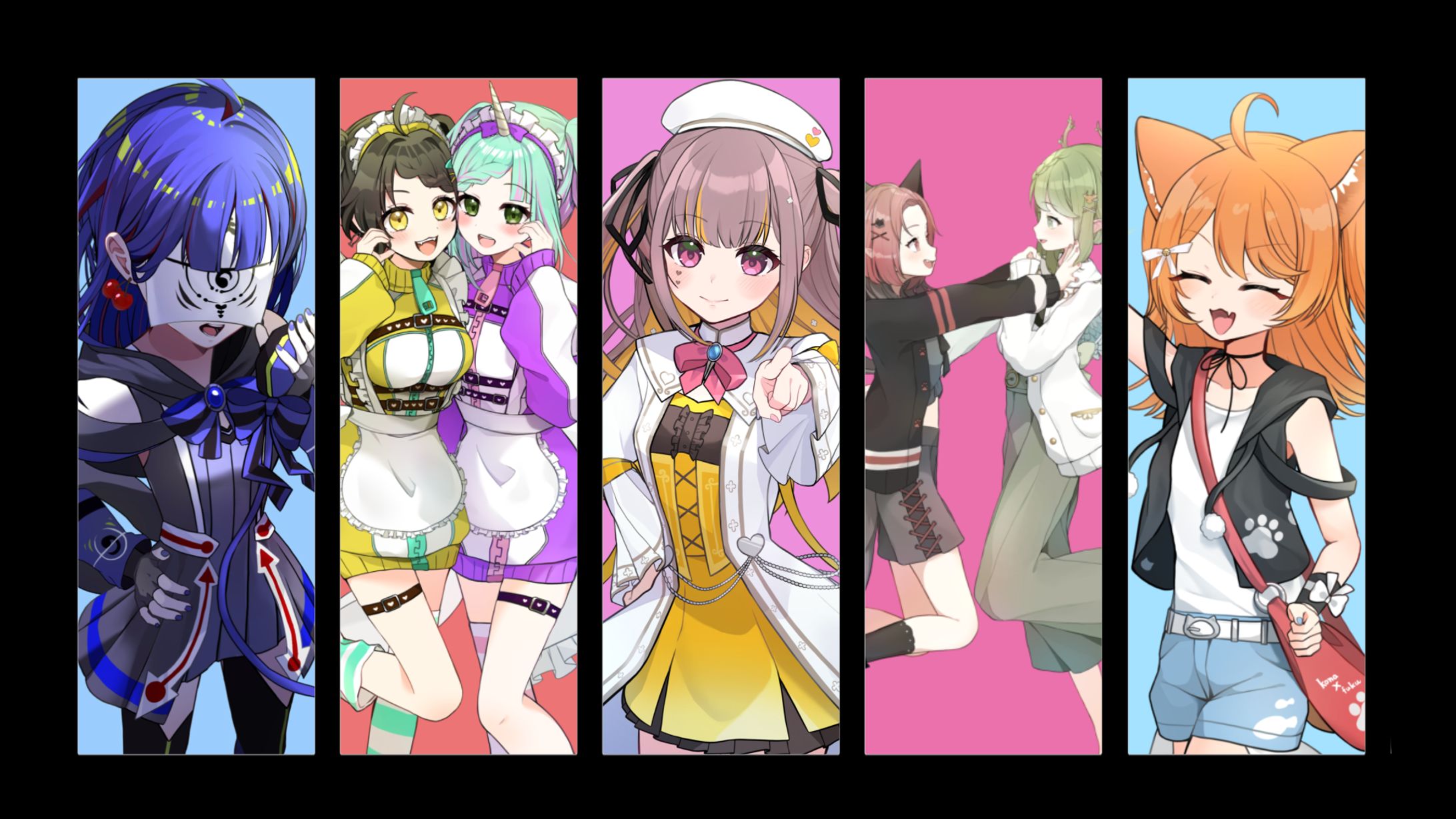 キャラクター全身イラストまとめ-1