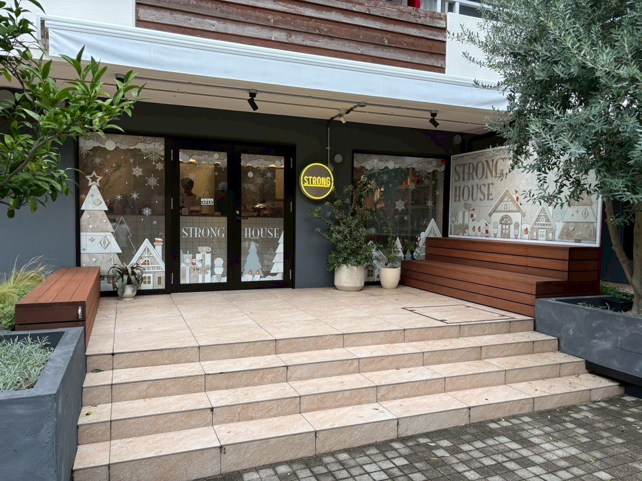 店舗クリスマス装飾-1