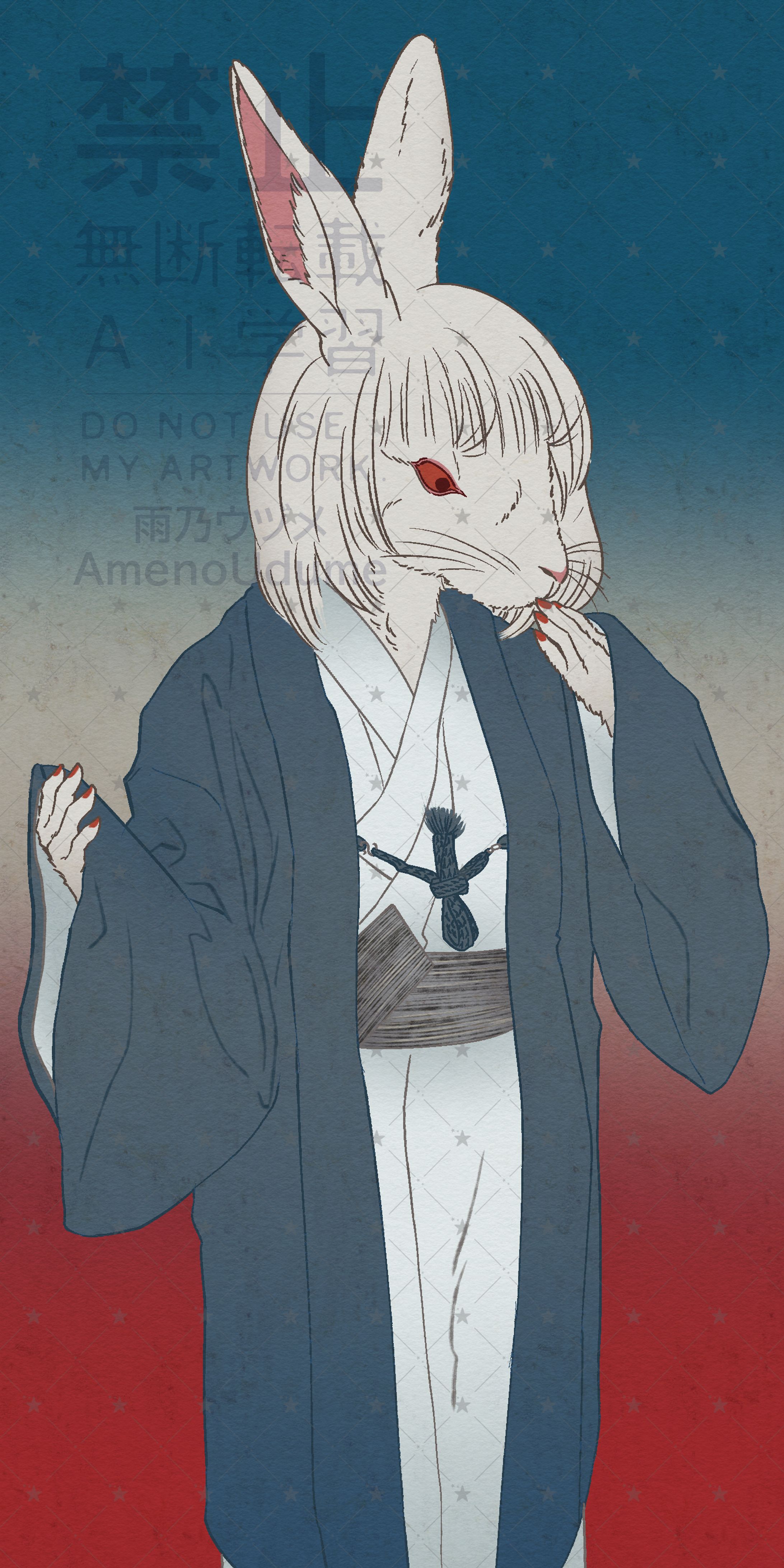 みこと様(浮世絵風イラスト)-1