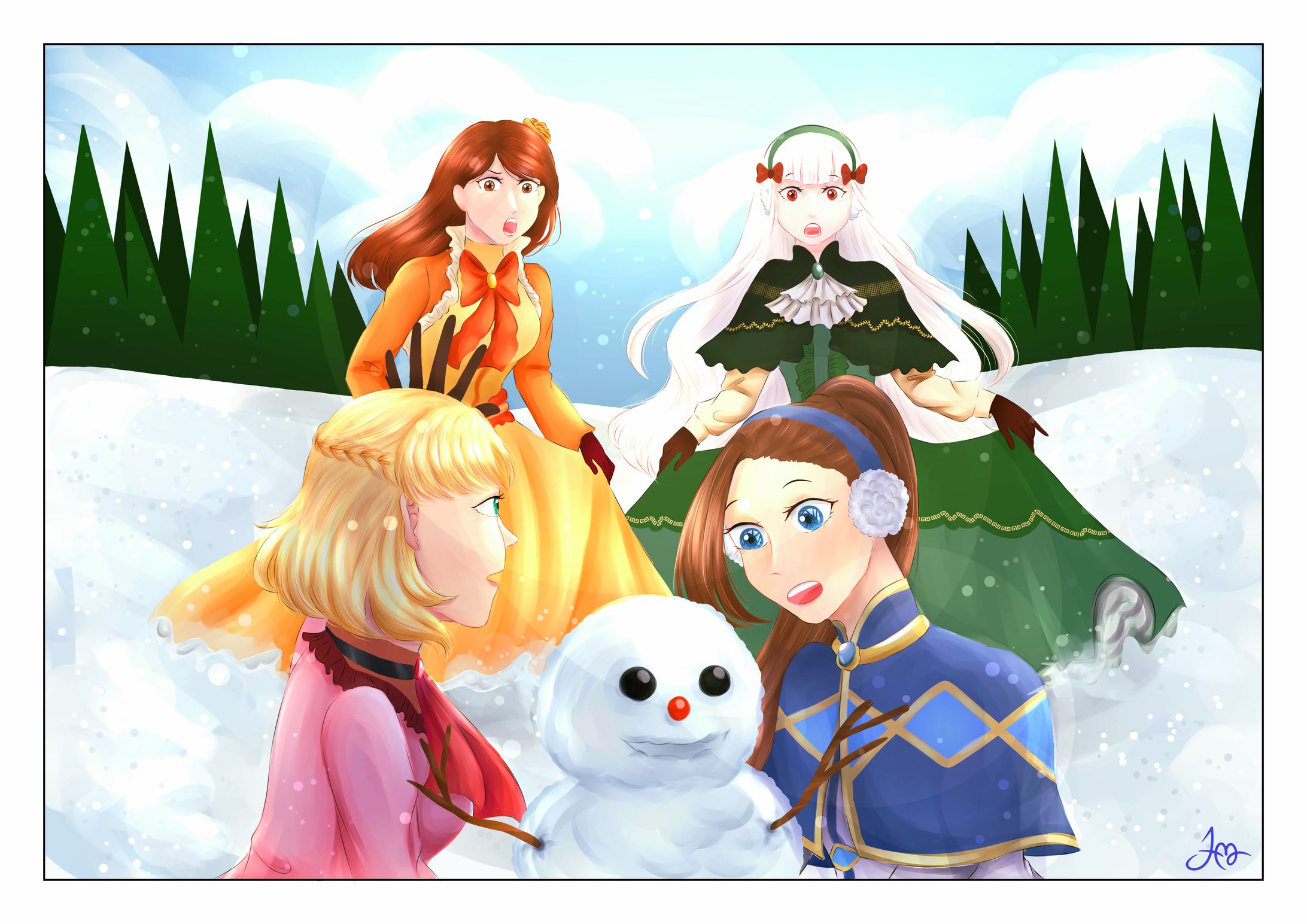 Artwork - 4 characters, rendered 7/12/2021-1