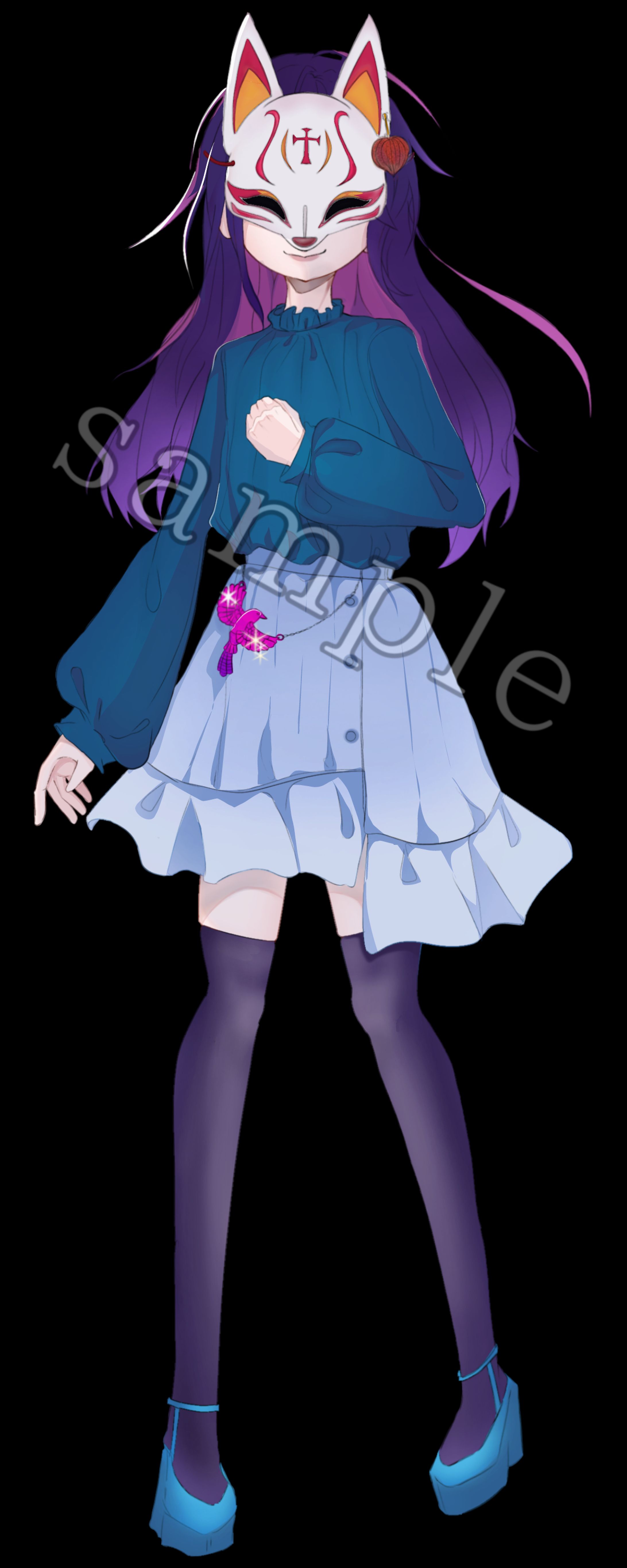 TRPG用立ち絵　衣装差分-1