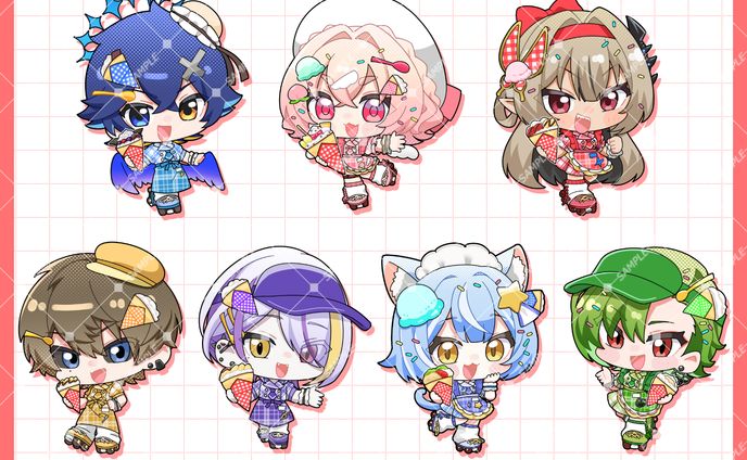 『のなめぷろだくしょん』✕マリオンクレープのコラボミニキャライラスト