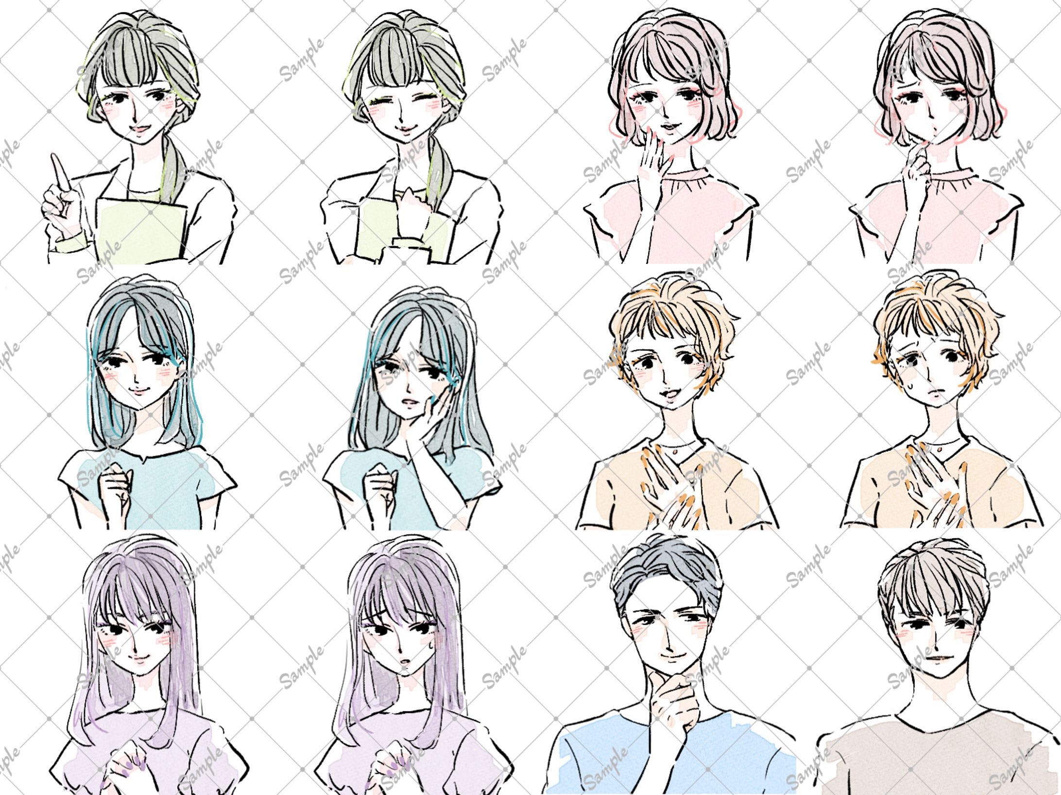 美容系サイト用アイコン制作-1