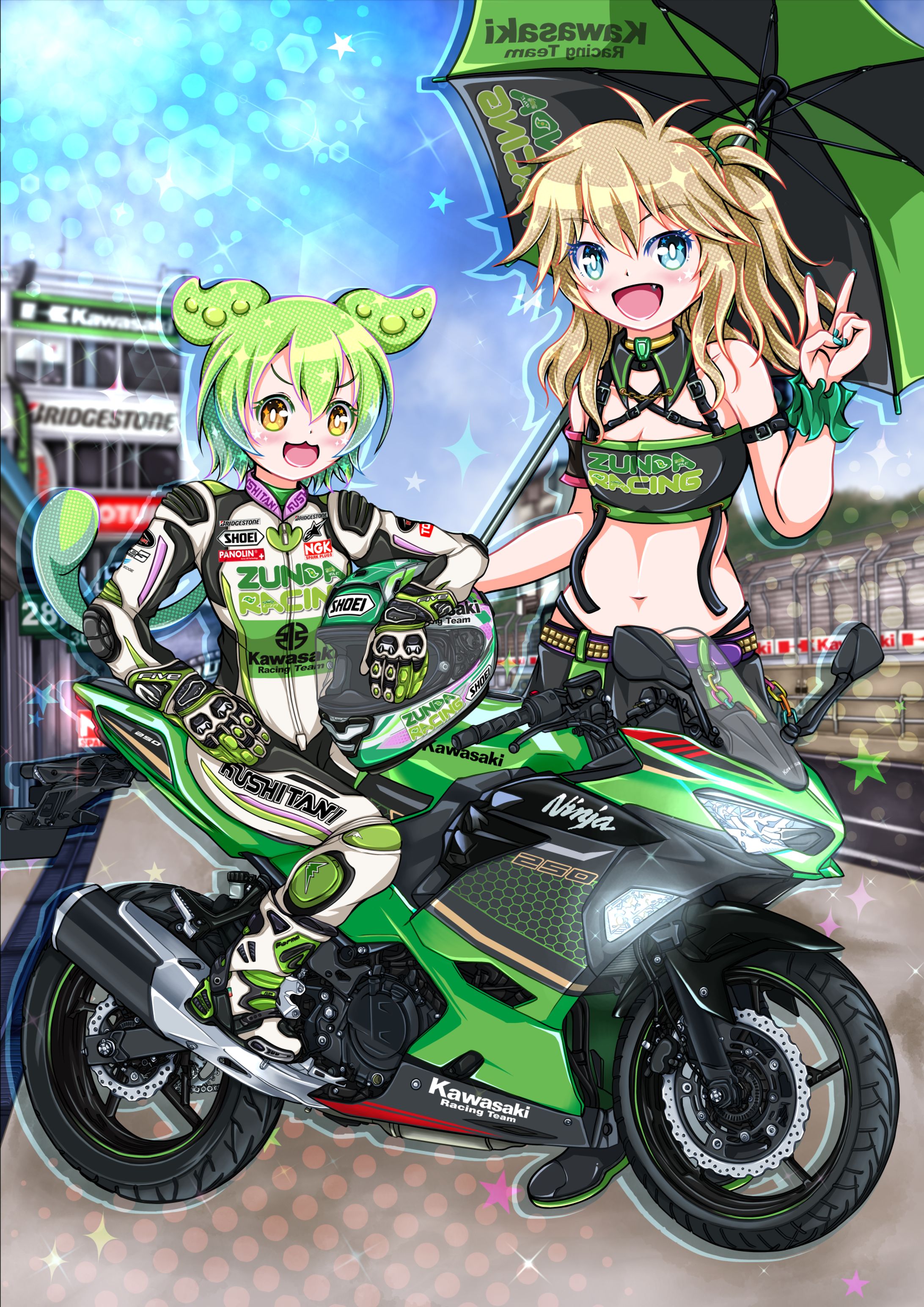 ninja250R×ずんだもん-1