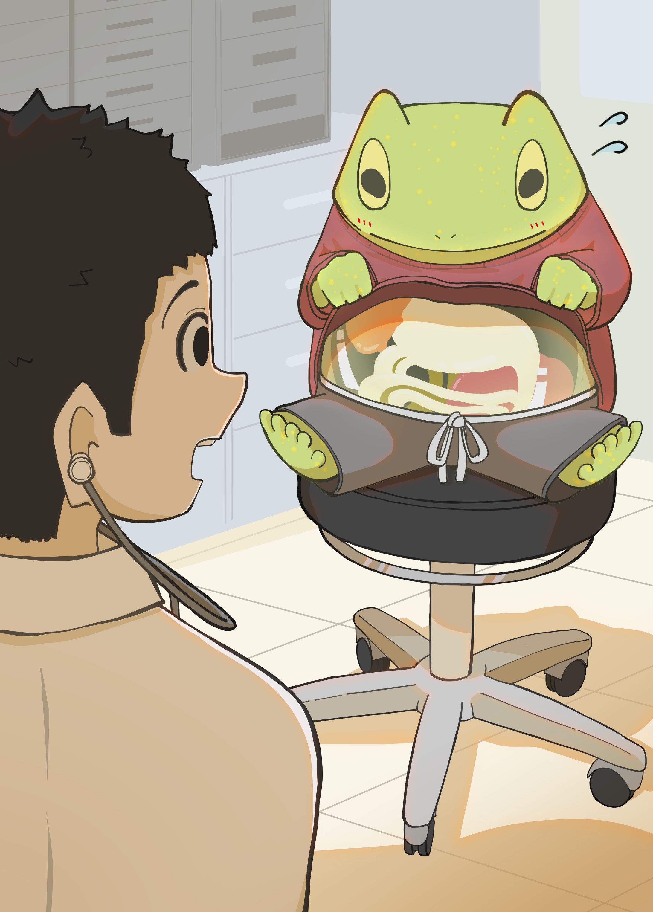 カラダ透けちゃってるんです・・・///-1