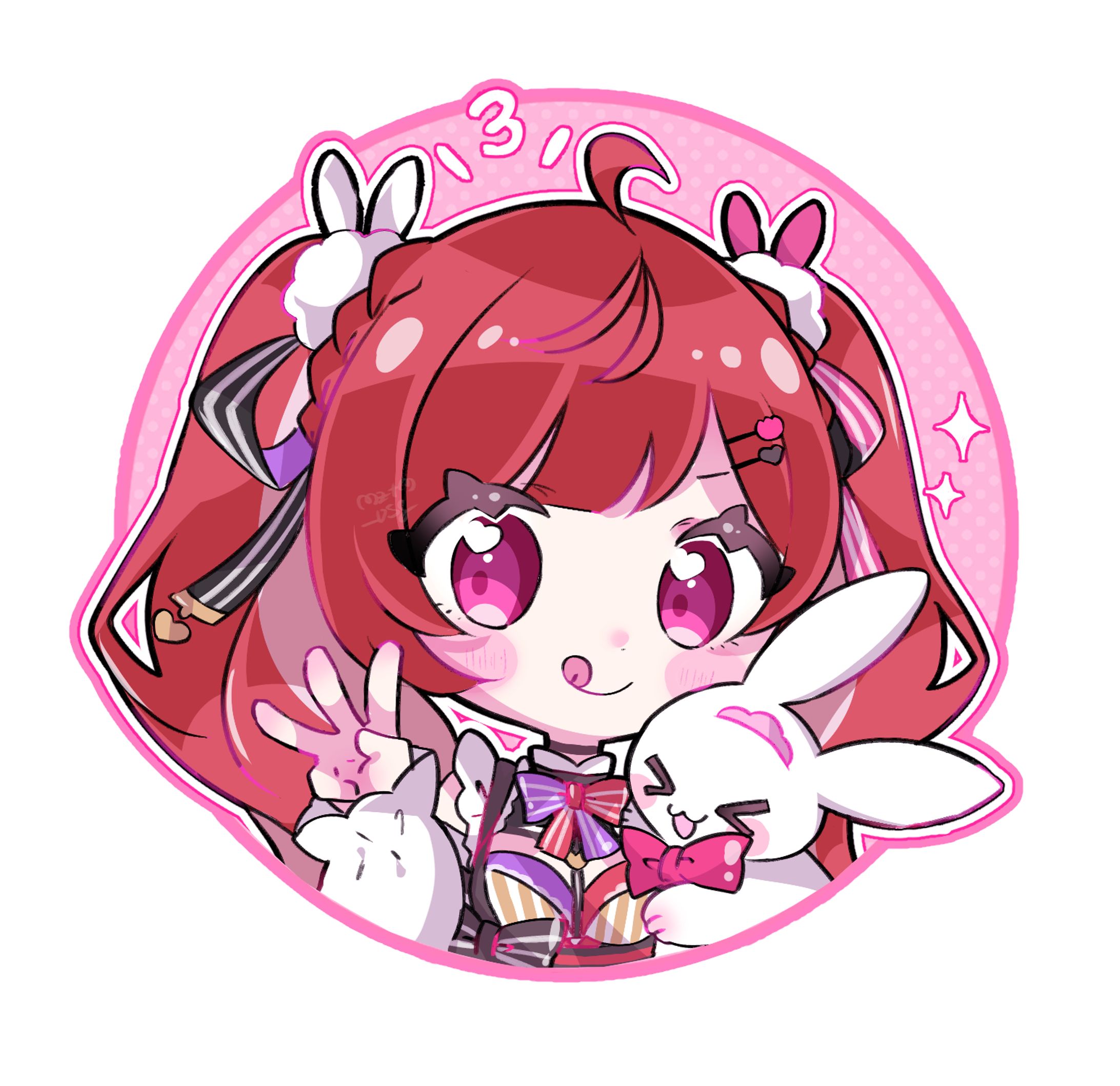 Vtuber / 空友ちあ メンバーシップ用バッジ(3th)-1