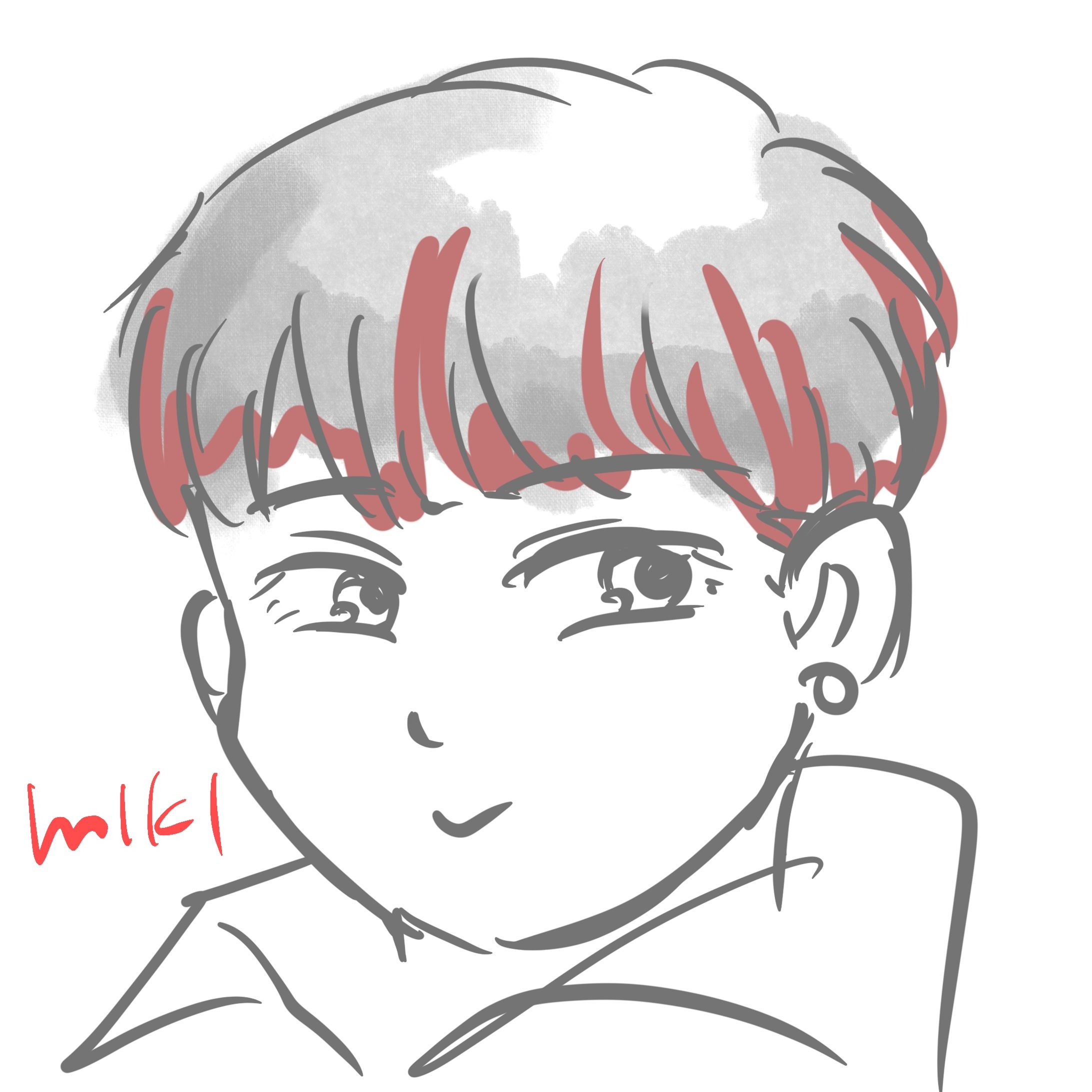 ミキティー本物さん イラスト-1