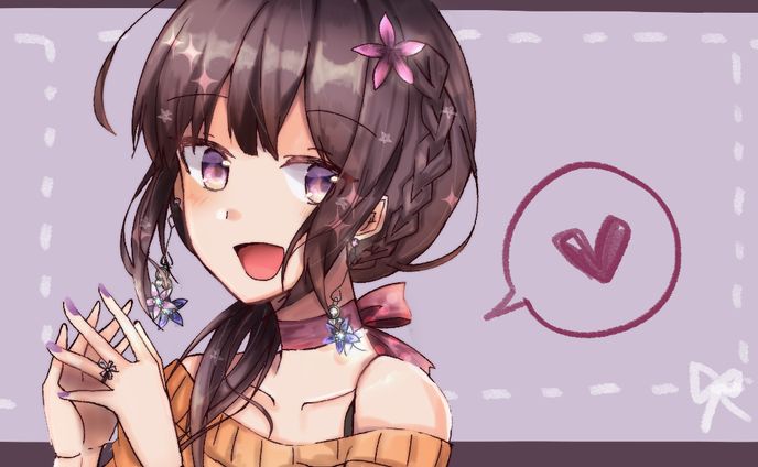 きらきらと桔梗