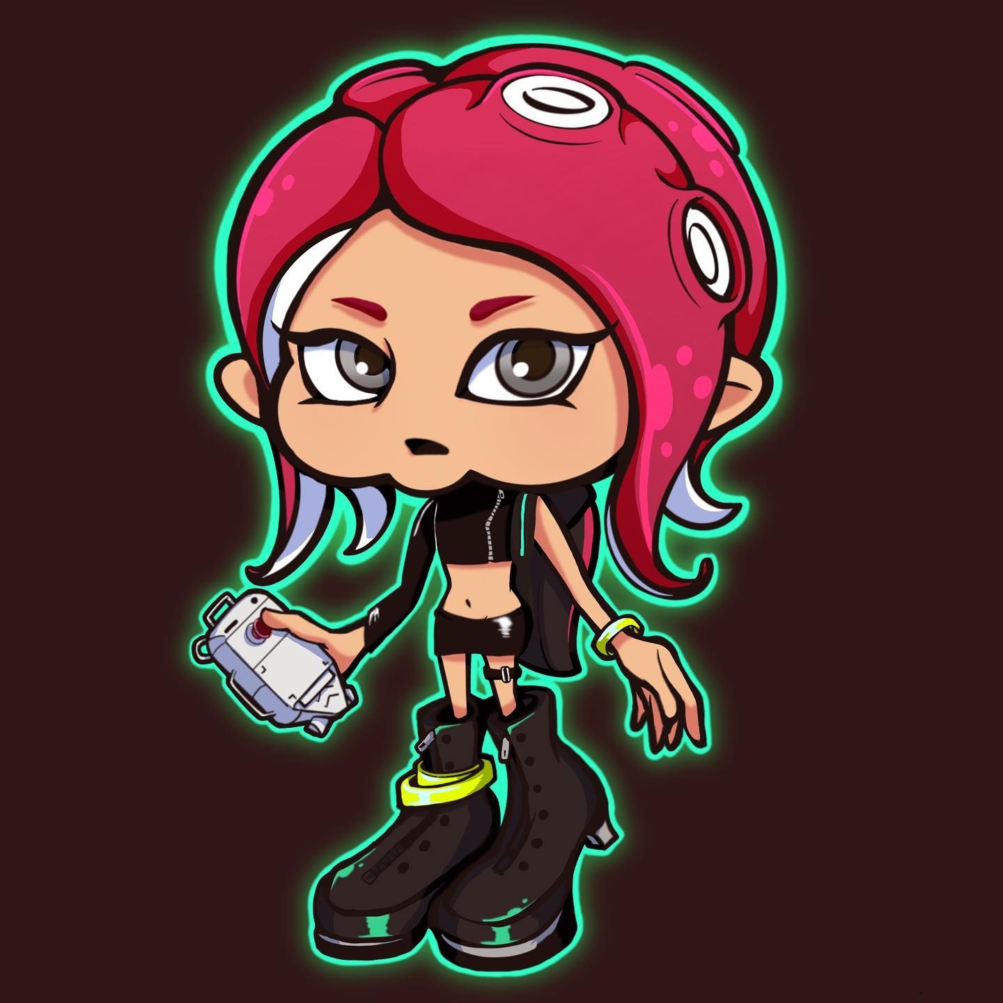 スプラトゥーン 売買されたオ 手描きイラスト オリジナル