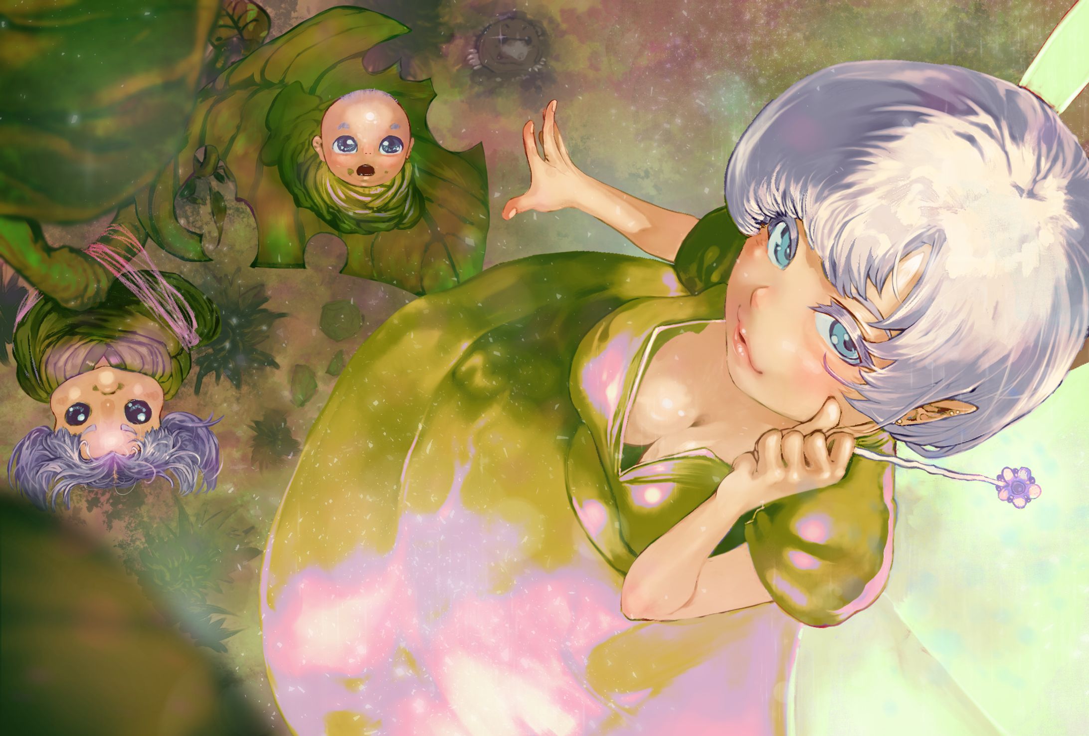 菜虫化蝶 / growing wings and flying-1