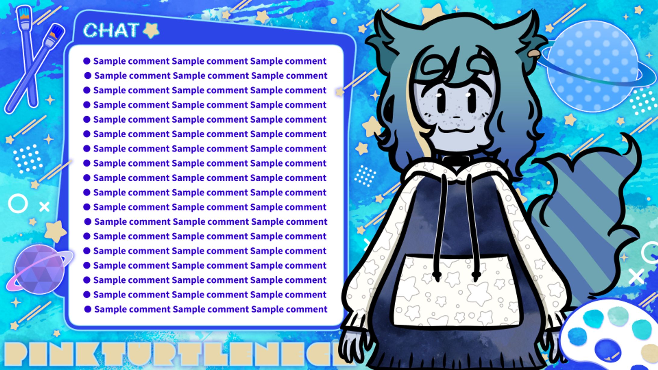 overlay：Pink Turtleneck様-1