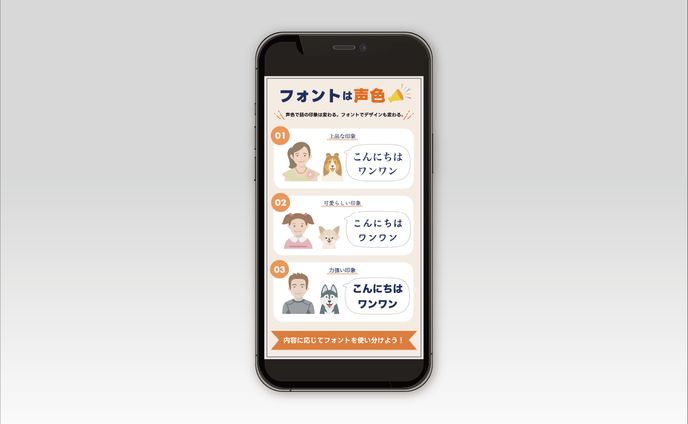 【SNS図解】フォントは声色