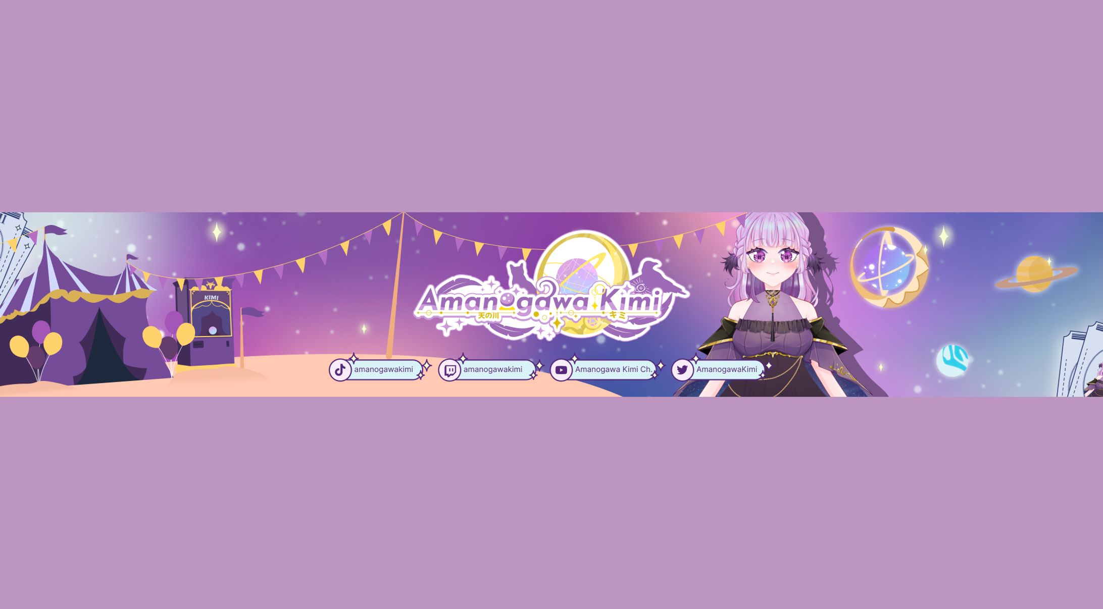 Banner Youtube And Banner Twitter For Amanogawa Kimi-1