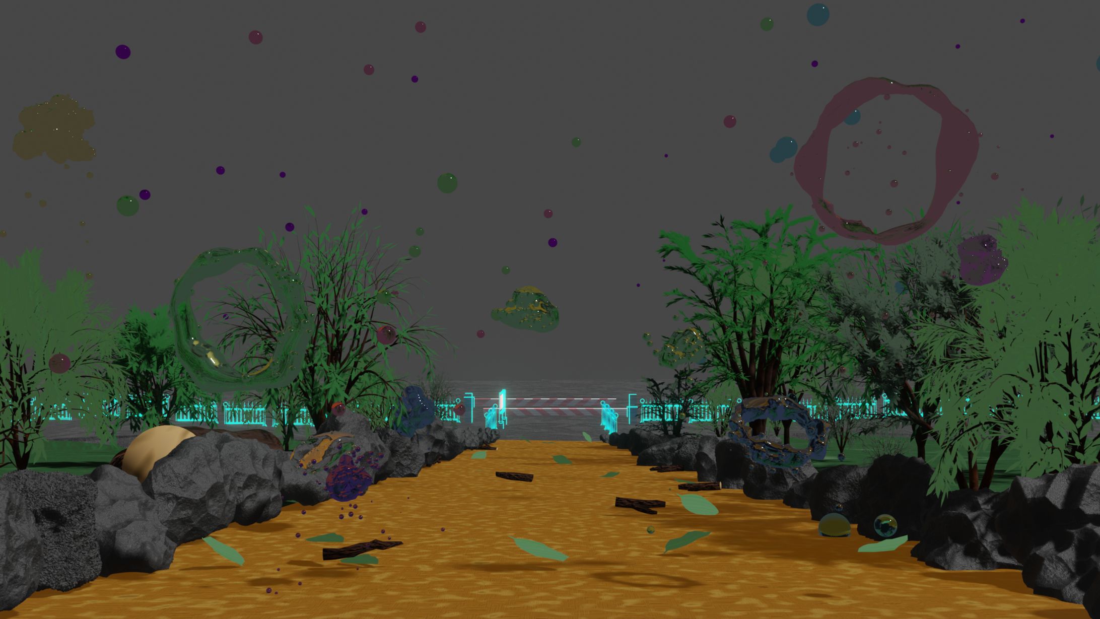 To Hologram City(3DCG)-1