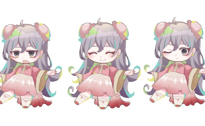 SDキャラ　表情差分あり