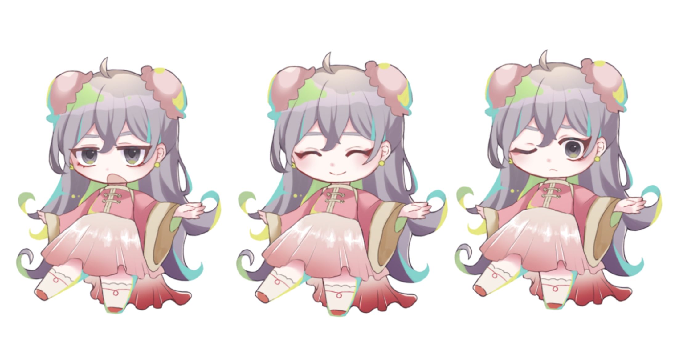 SDキャラ　表情差分あり-1