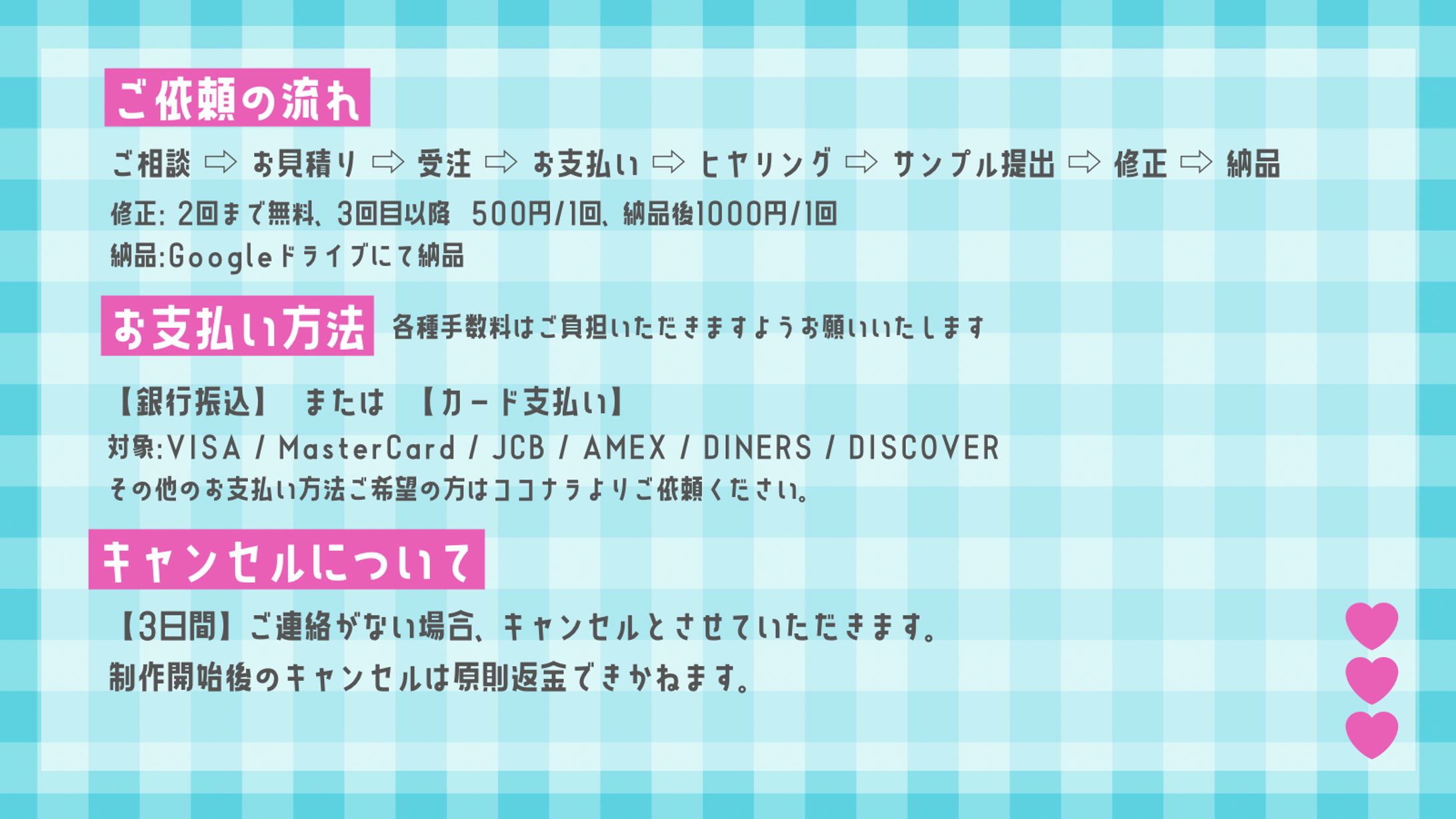 規約/ご依頼について-1