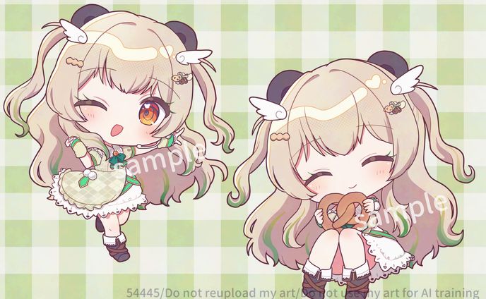 天絆ささは様誕生日グッズ用イラスト