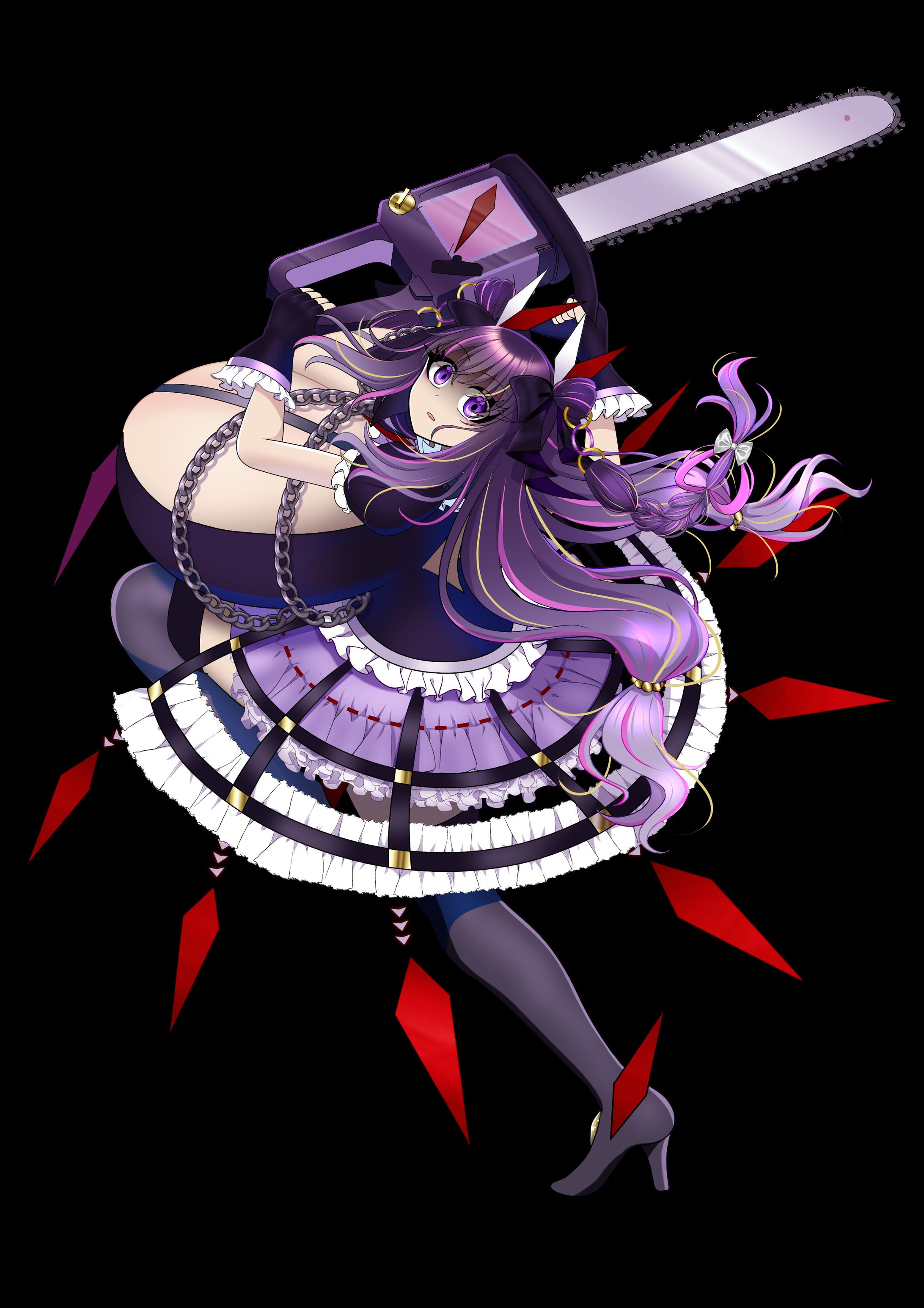 凛もこ様　魔法少女一枚絵-1