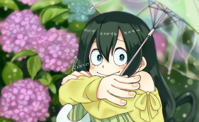 蛙吹梅雨ちゃん🐸☔️

#イラスト #ファンアート #蛙吹梅雨 #僕のヒーローアカデミア #紫陽花 #依頼受付中 #illustration #illustrationartists #fanart #myheroacademia #mha