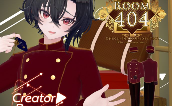 『Room404　Check-In Confidential』／#VRCメンズ服