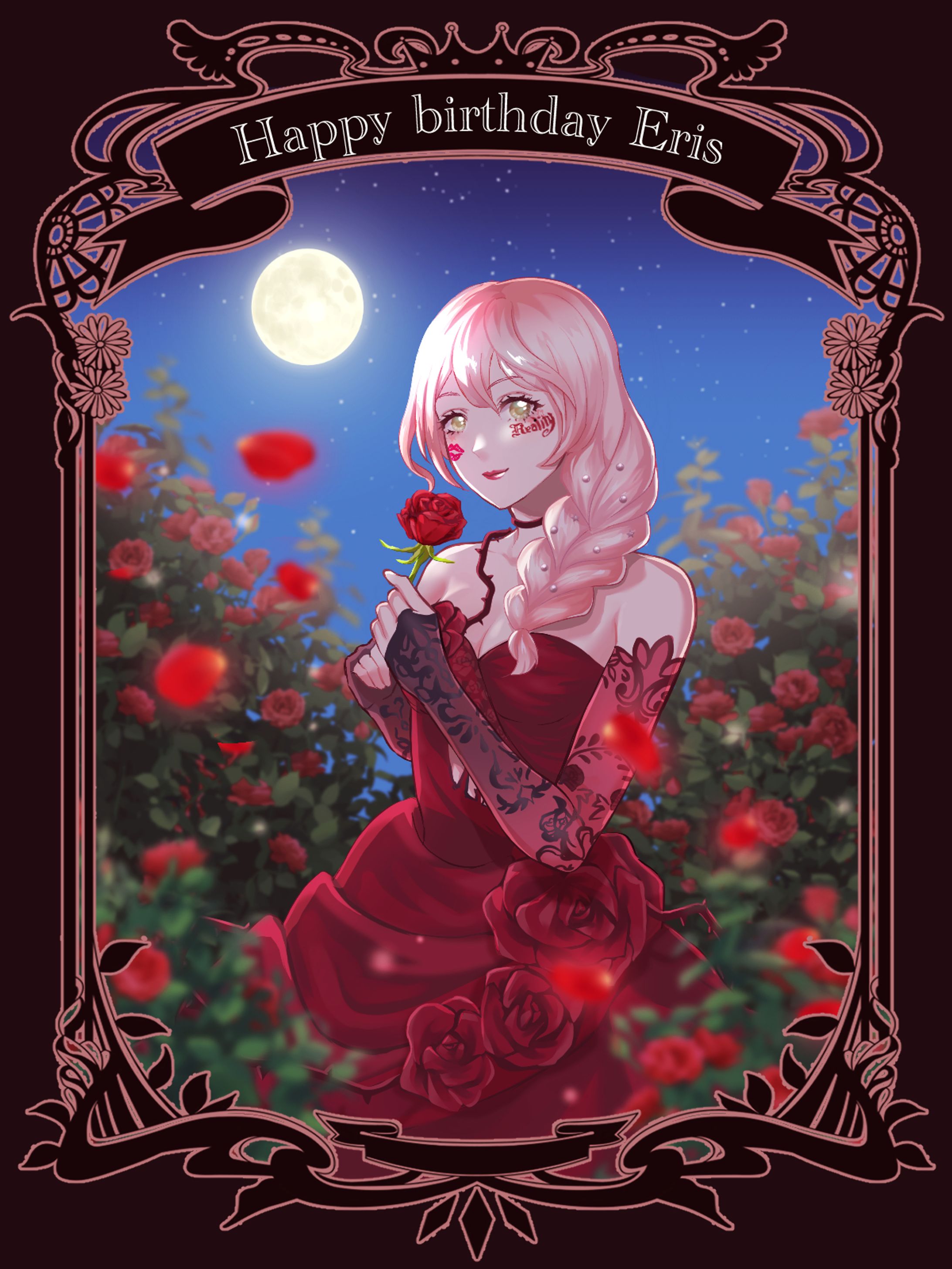 エリス・クライン様　ファンアートお誕生日-1