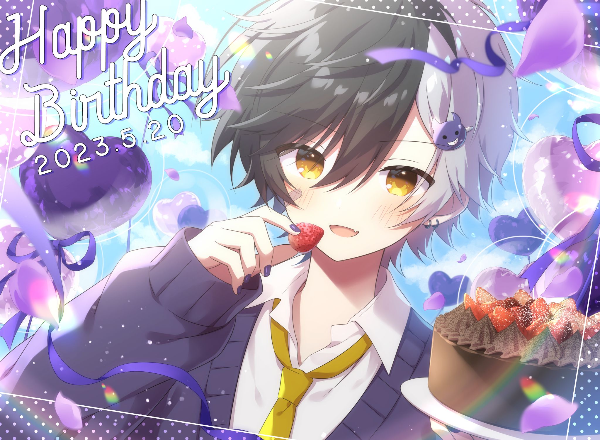 まぜ太様誕生日イラスト