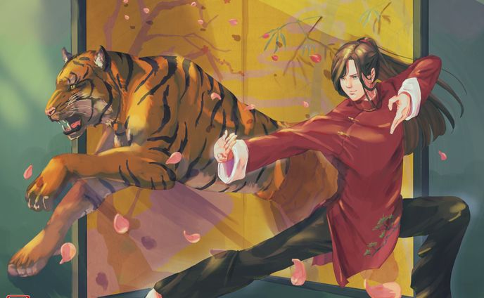 2022　お年賀　虎
