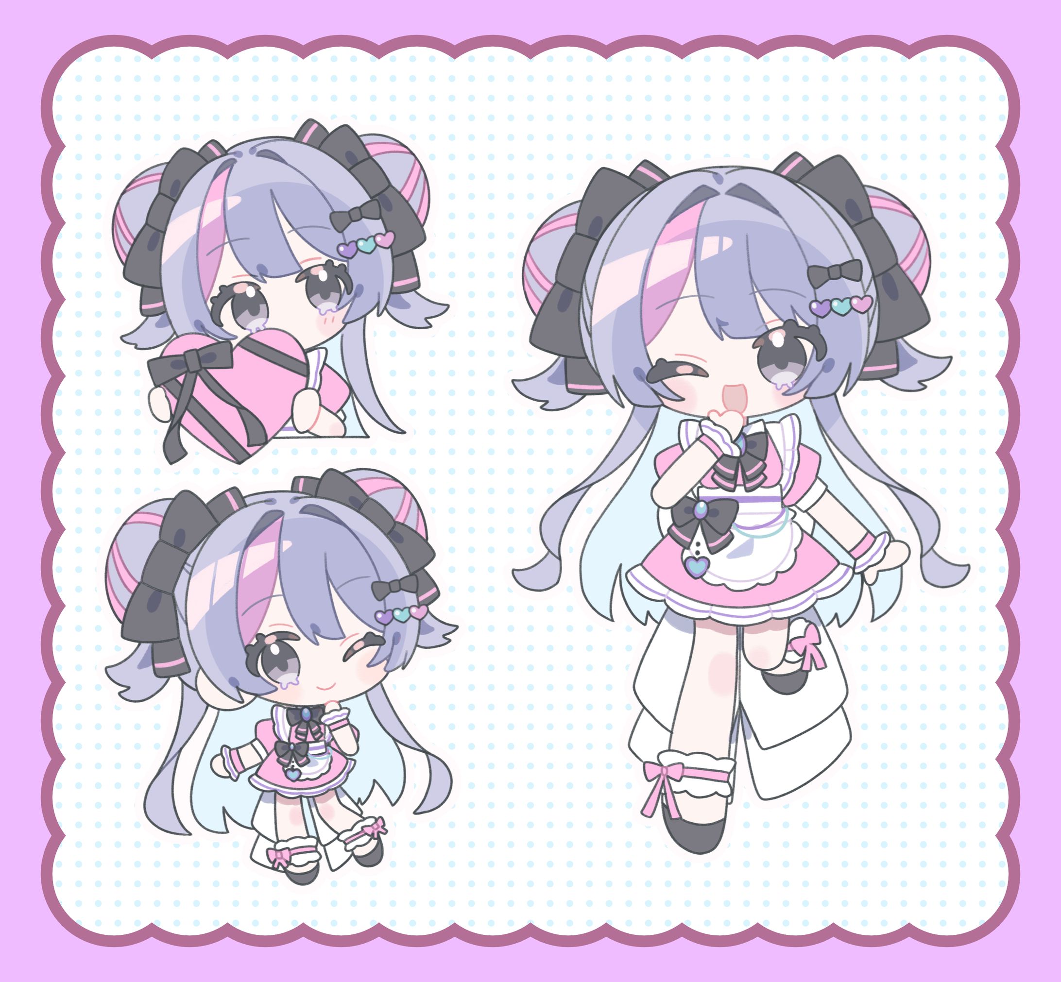 【詰め込みイラスト】【衣装デザイン】東雲あおい様-1