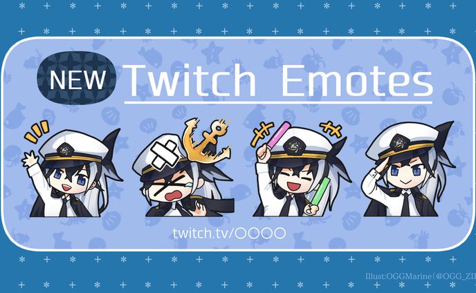 ネタイシャチ様ご依頼　Twitch用エモート