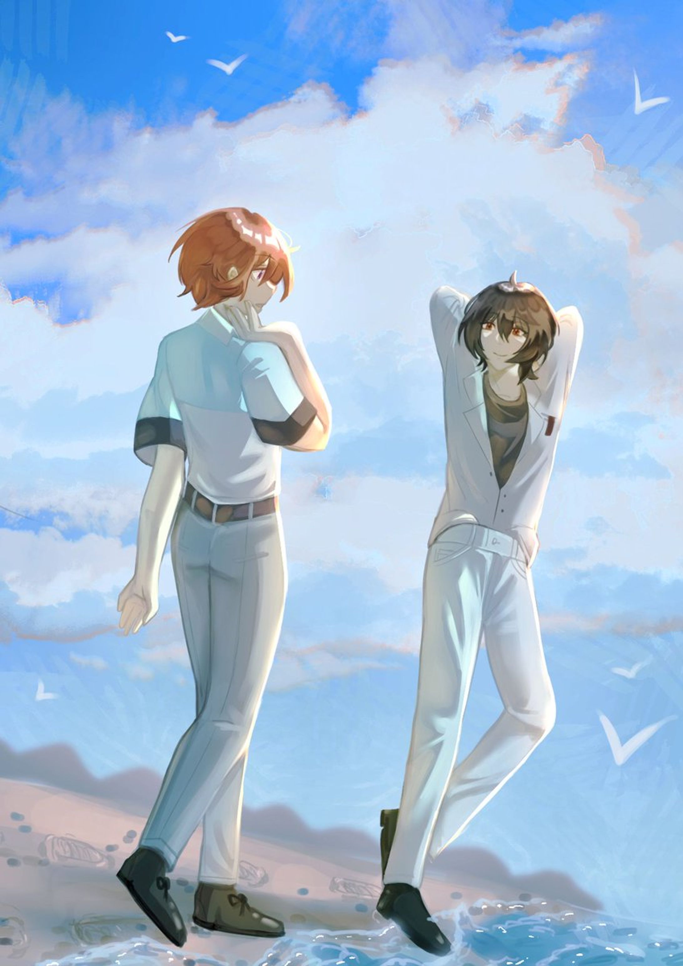 FA: Ritsukasa on Beach-1