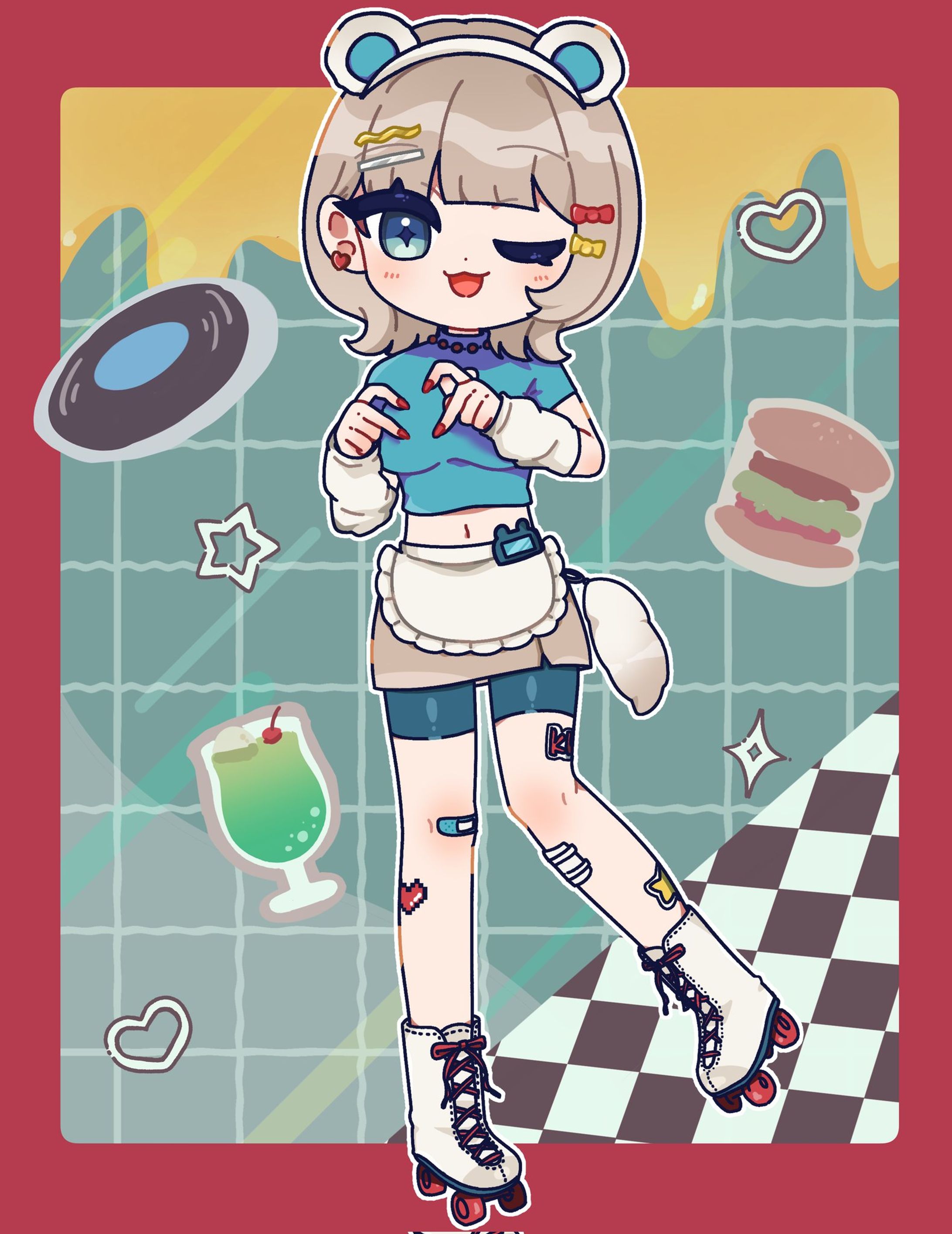【オリジナル】シロクマちゃん-1