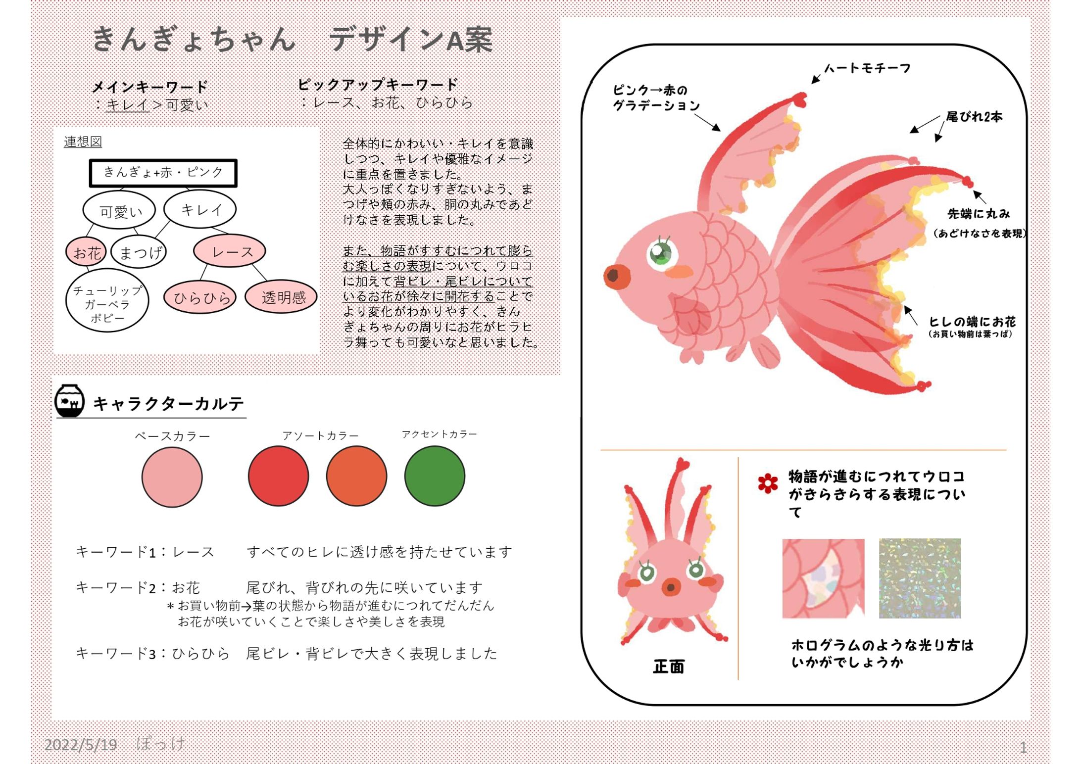 【お仕事】キャラクターデザインA・B案-1