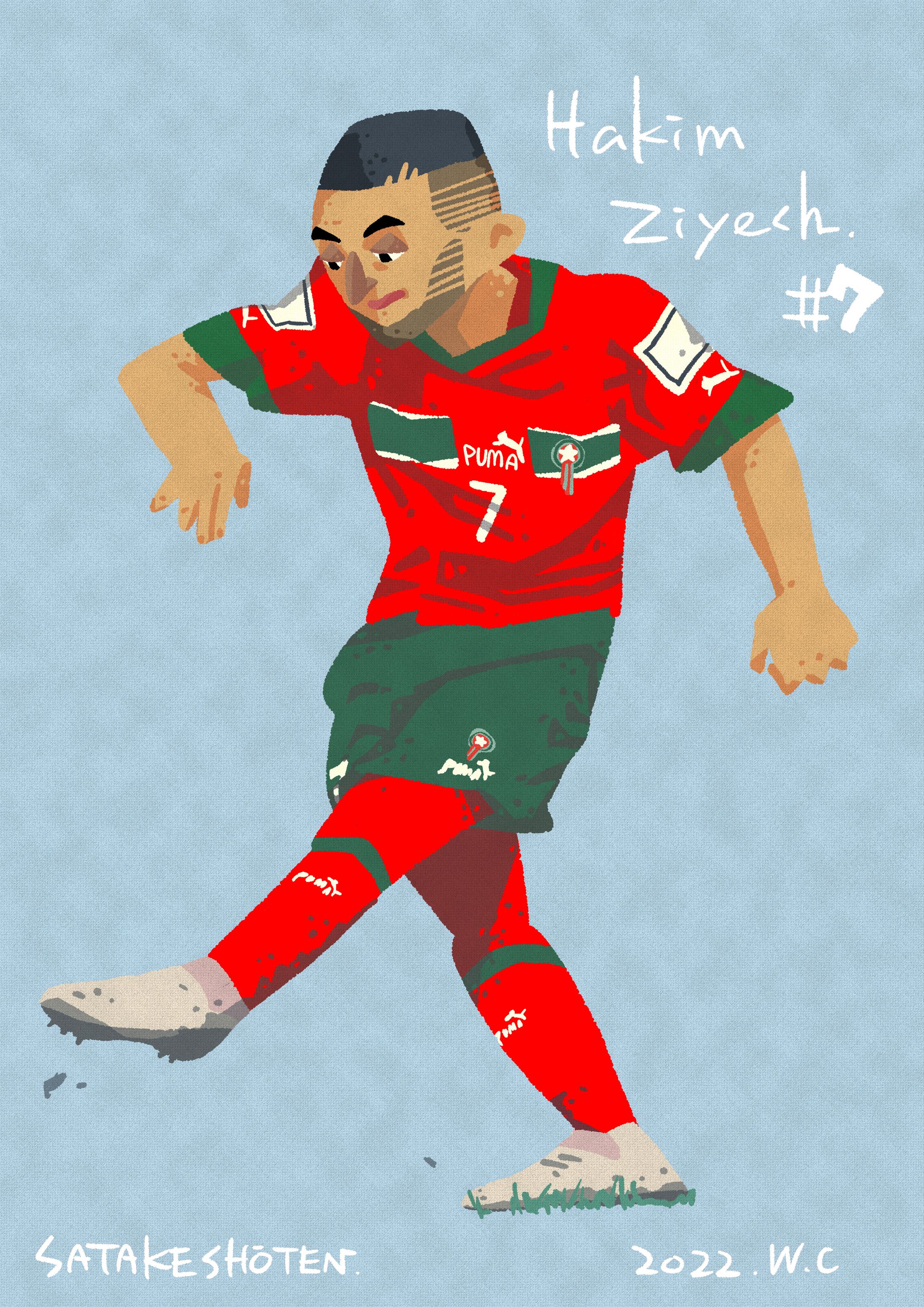 サッカー選手（デフォルメ）-1