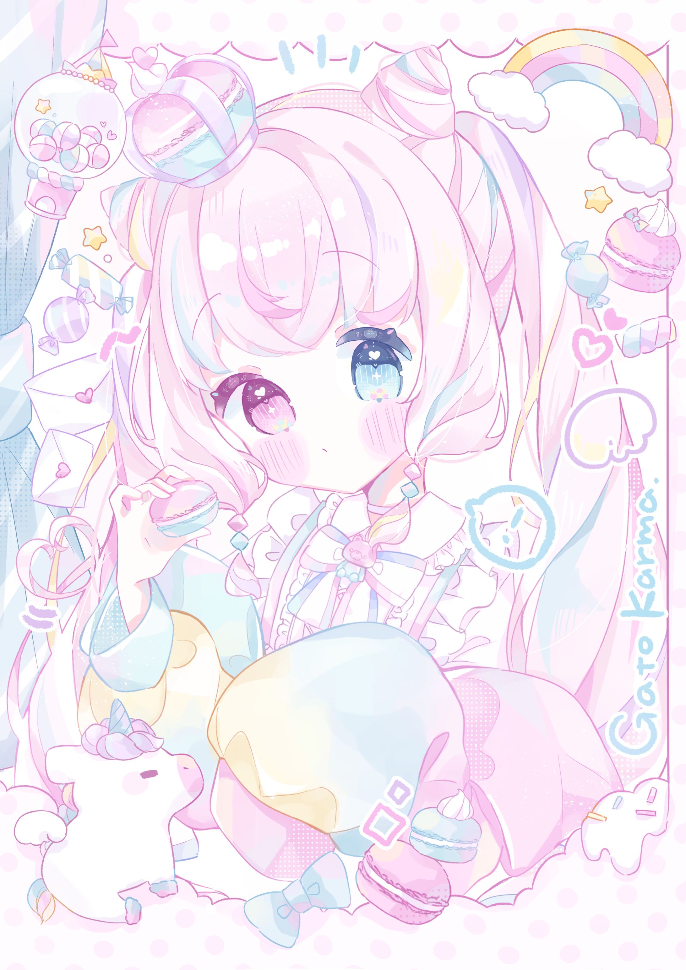 菓糖かろまさん　グッズ用イラスト-1