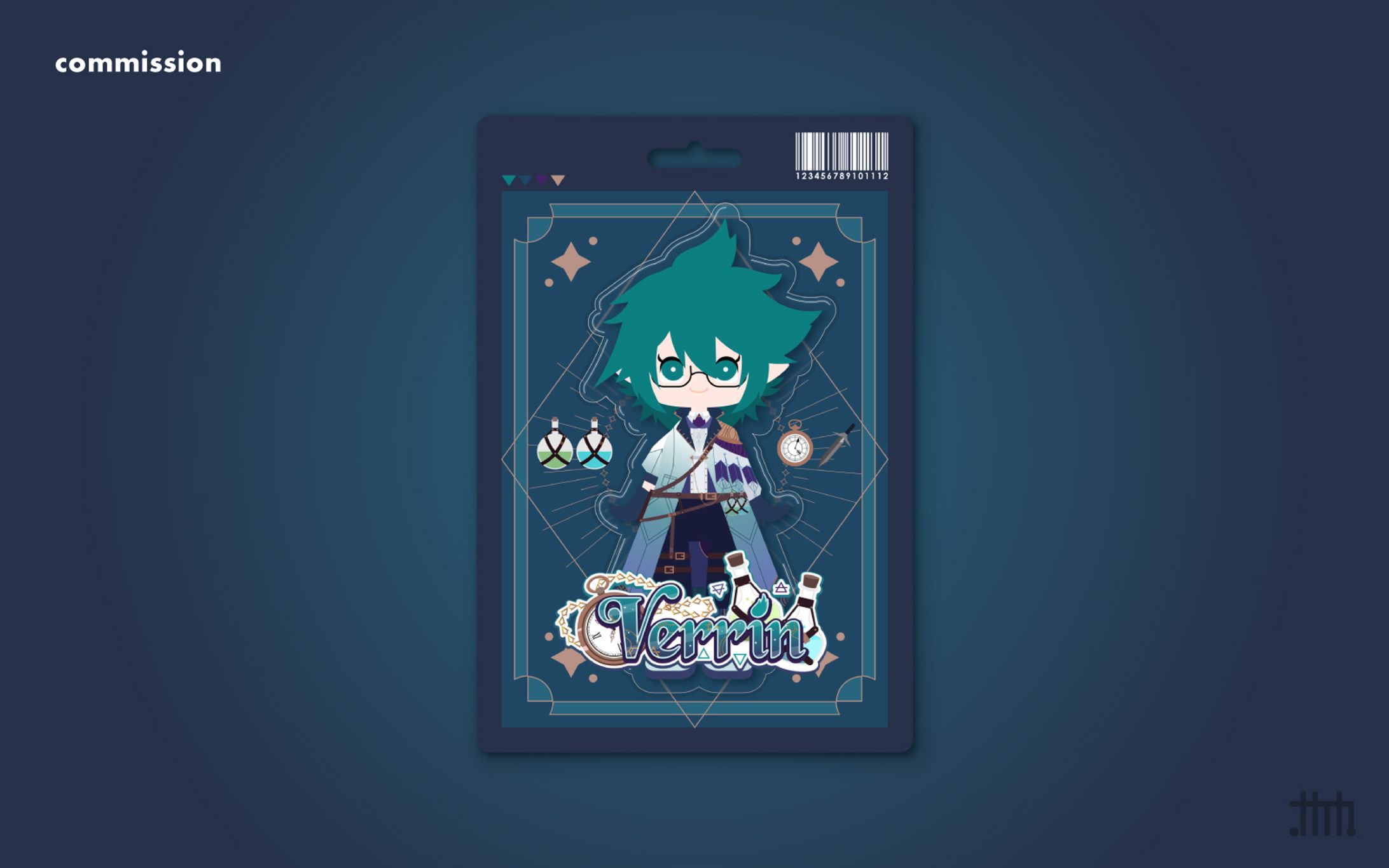 【skeb】Vtuber Verrin様 パッケージ風イラスト-1