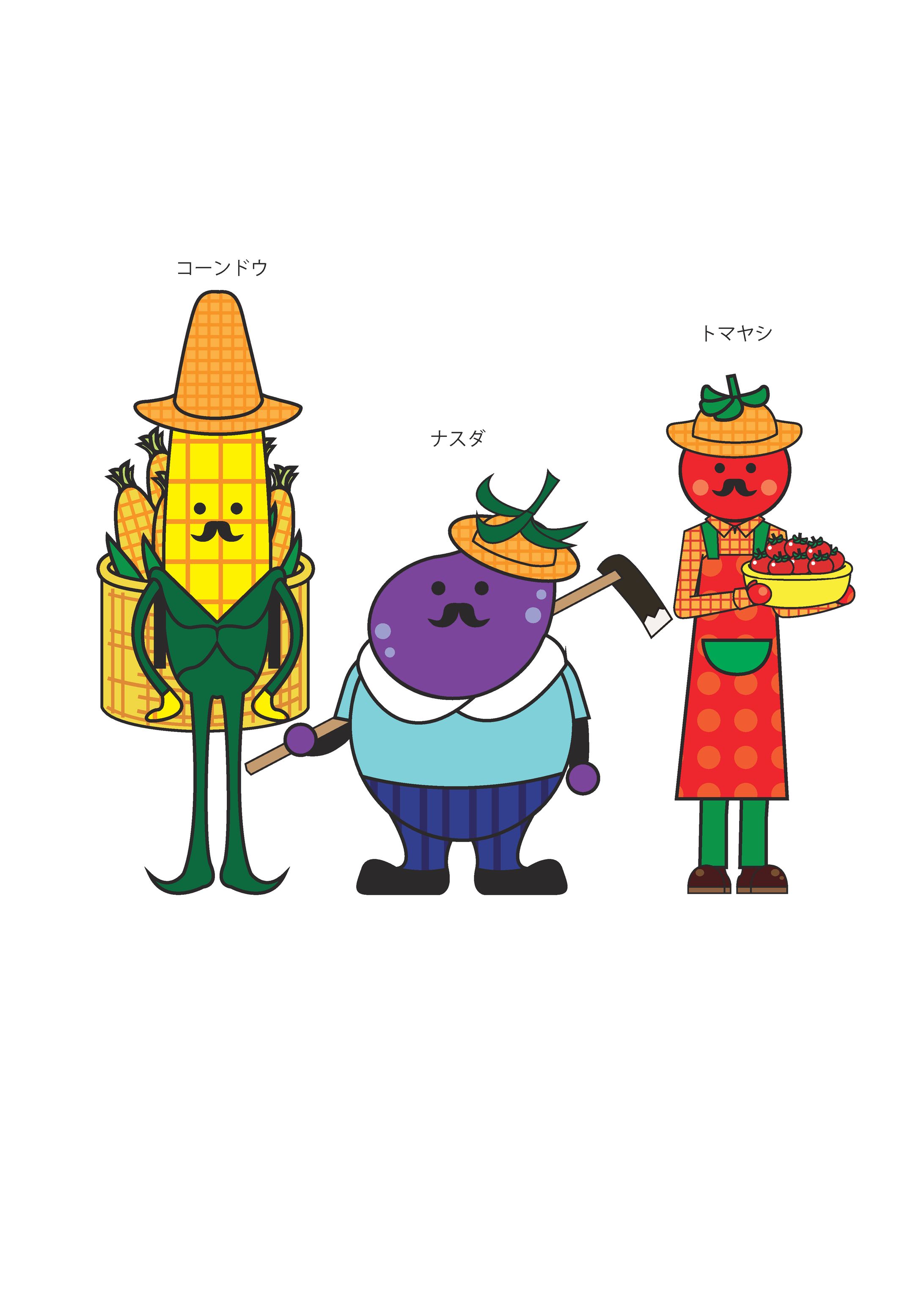 キャラクターデザイン（町興し）-1