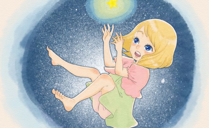 星と女の子
