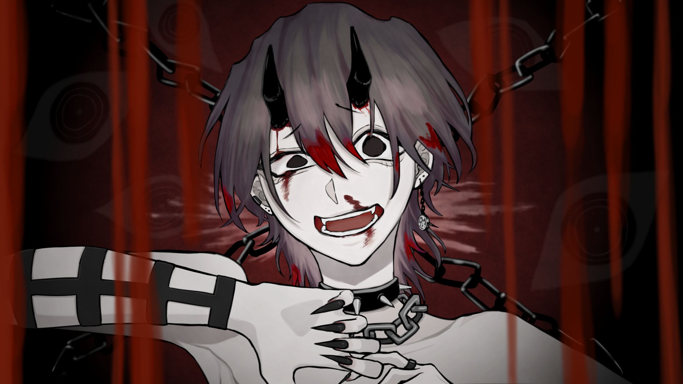 歌ってみた動画用イラスト-1