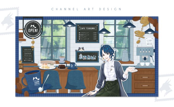 チャンネルアート・SNSヘッダー／暮間あおい様