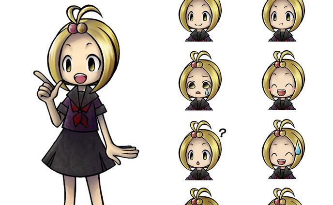 フリーホラーゲーム「四奇ノ檻」/ キャラクター & 表情パターン _ Free Horror Game “Shiki-no-Ori” : Characters & Facial Patterns