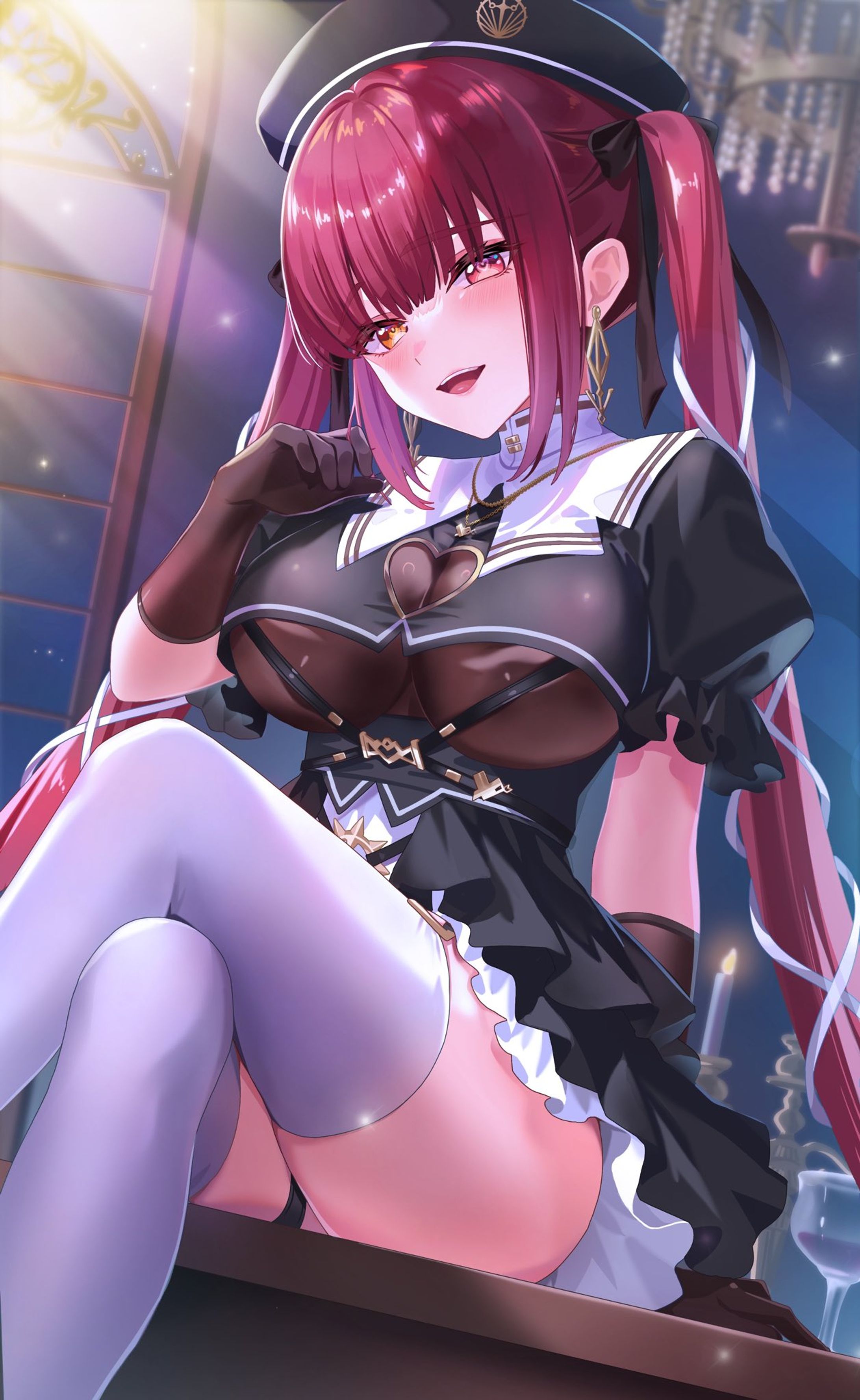 Fanart｜宝鐘マリン（ホロライブ/シスター衣装）-1