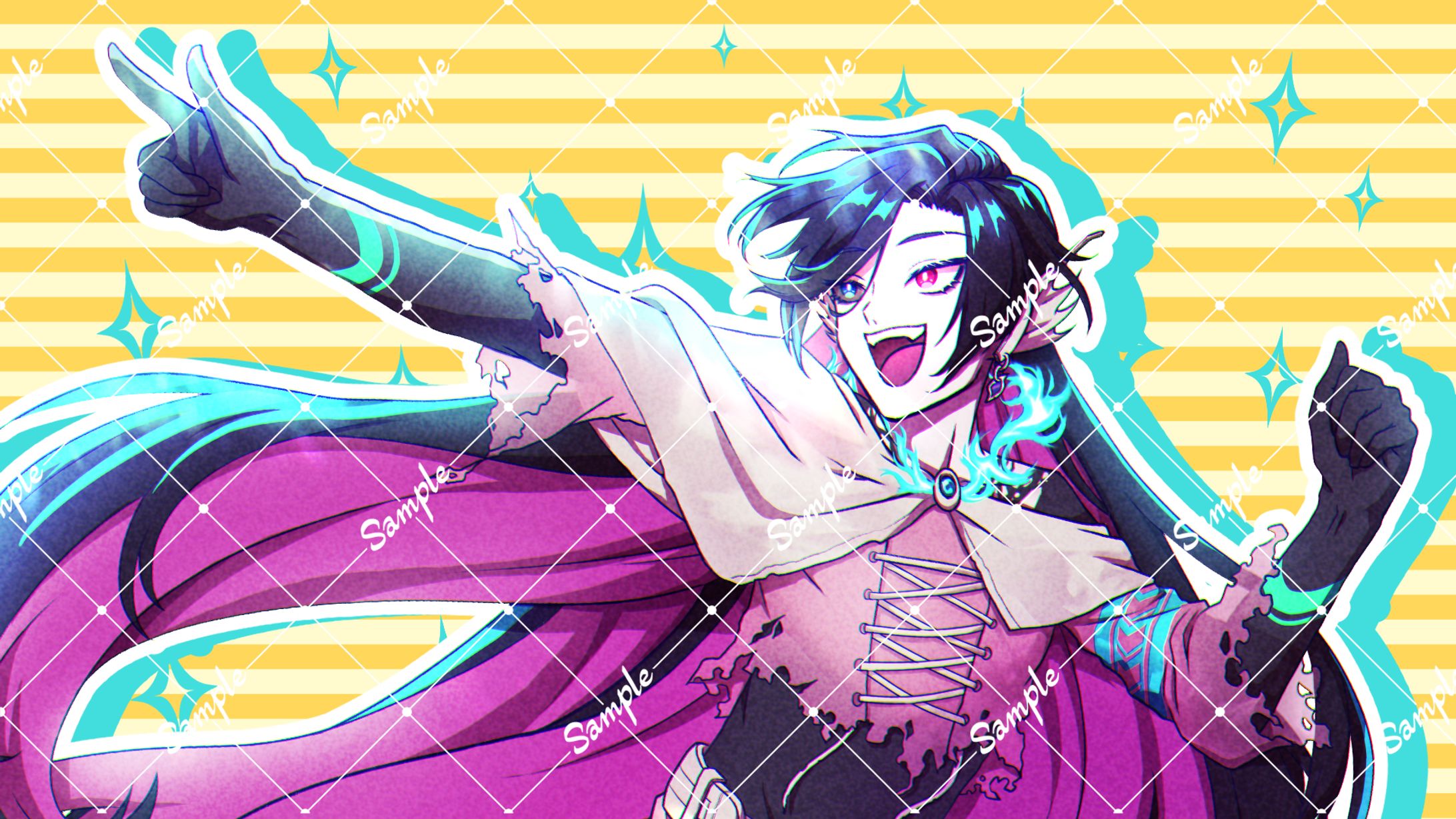 歌ってみた動画イラスト(終焉ラスト様)-1