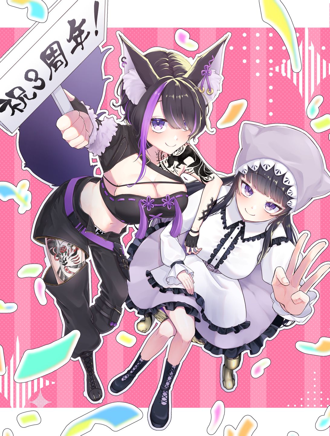 ご依頼絵：周年記念イラスト①