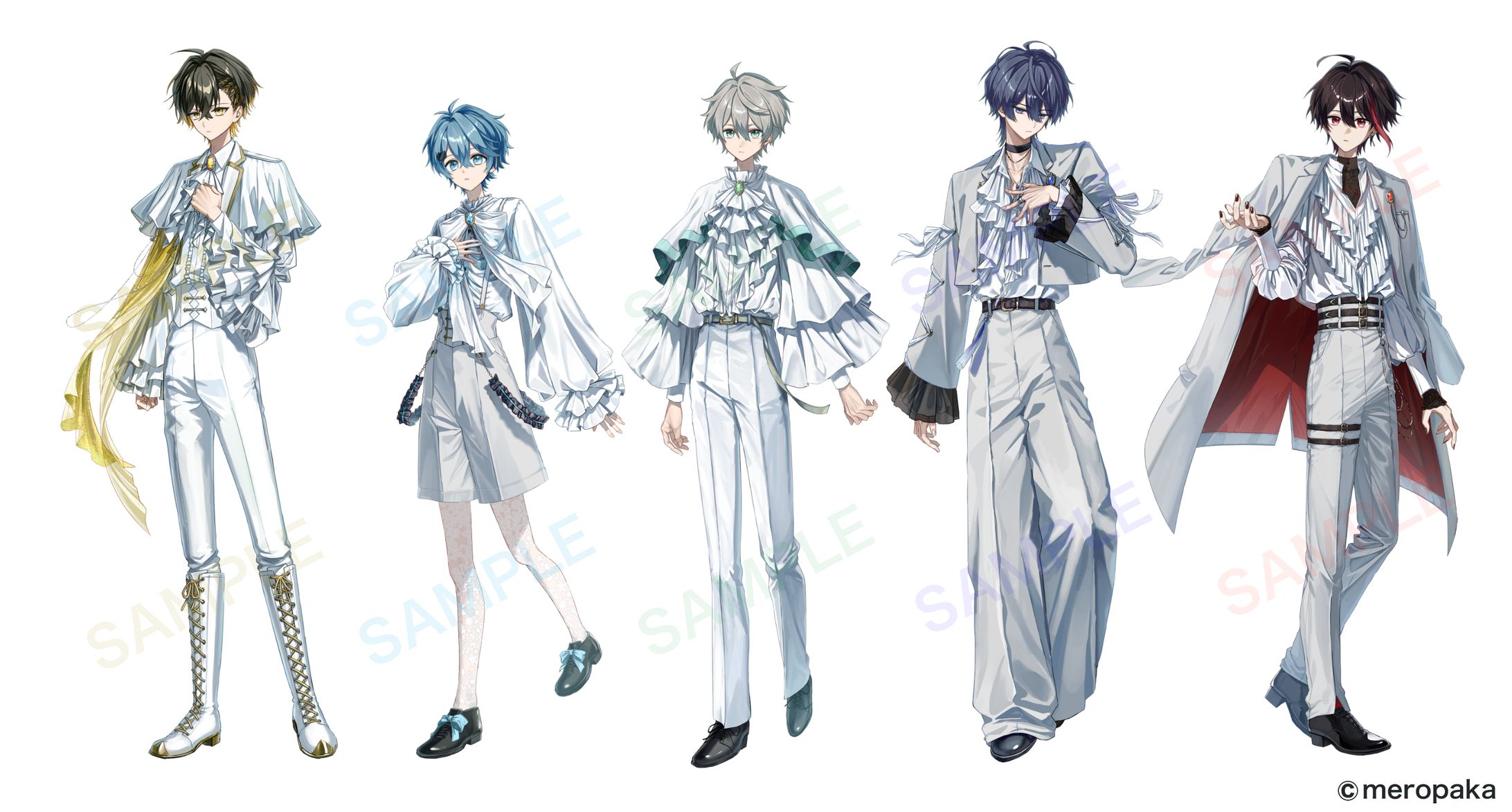 めろんぱーかー「遊藍飛行」立ち絵イラスト-1