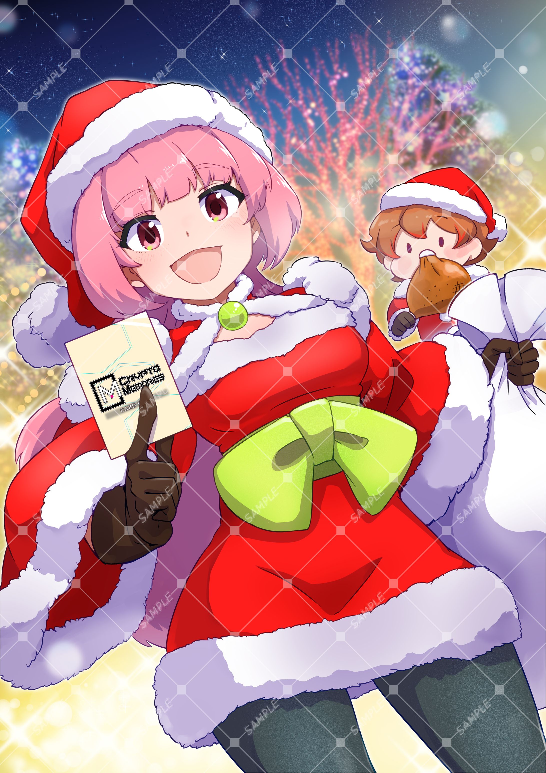 クリプトメモリーズ 年末年始特別カードイラスト-1